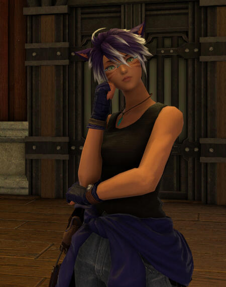 Don't Worry, she's just lost in thought.